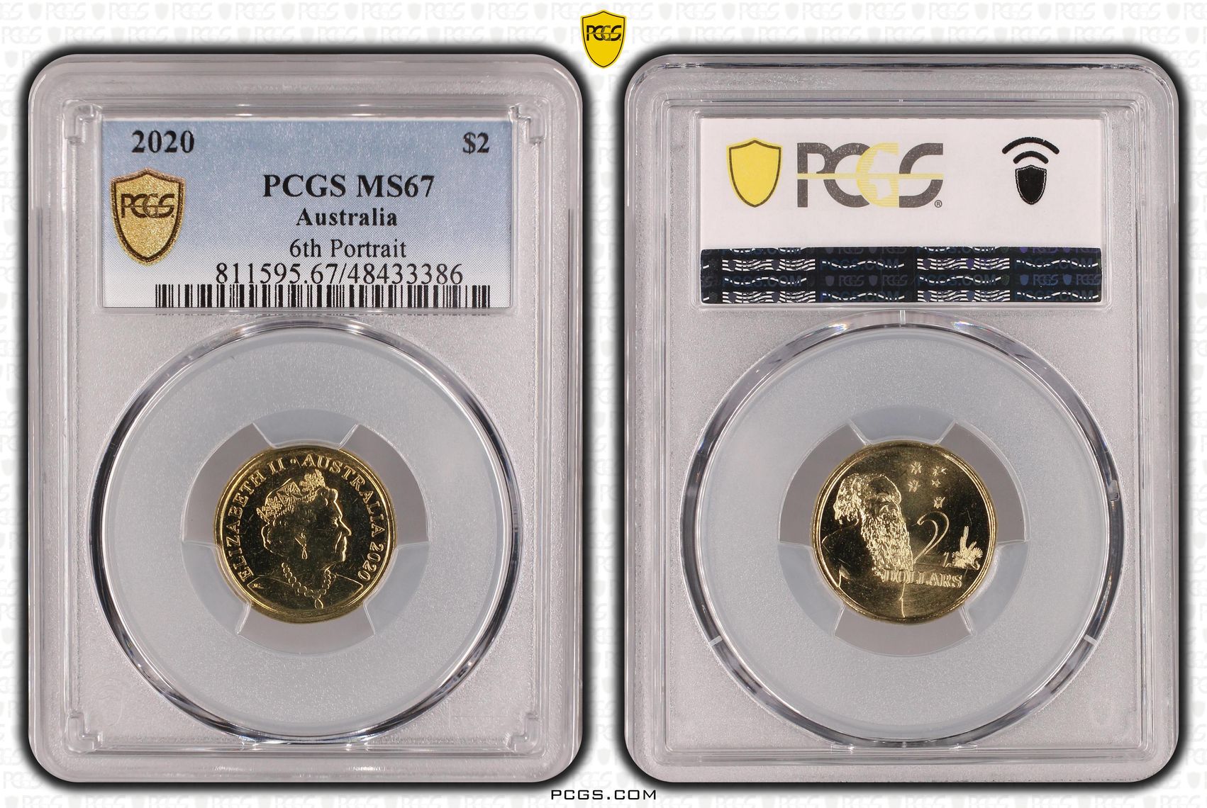 Elizabeth II, 6th Portrait, Two Dollar, 2020, PCGS MS67