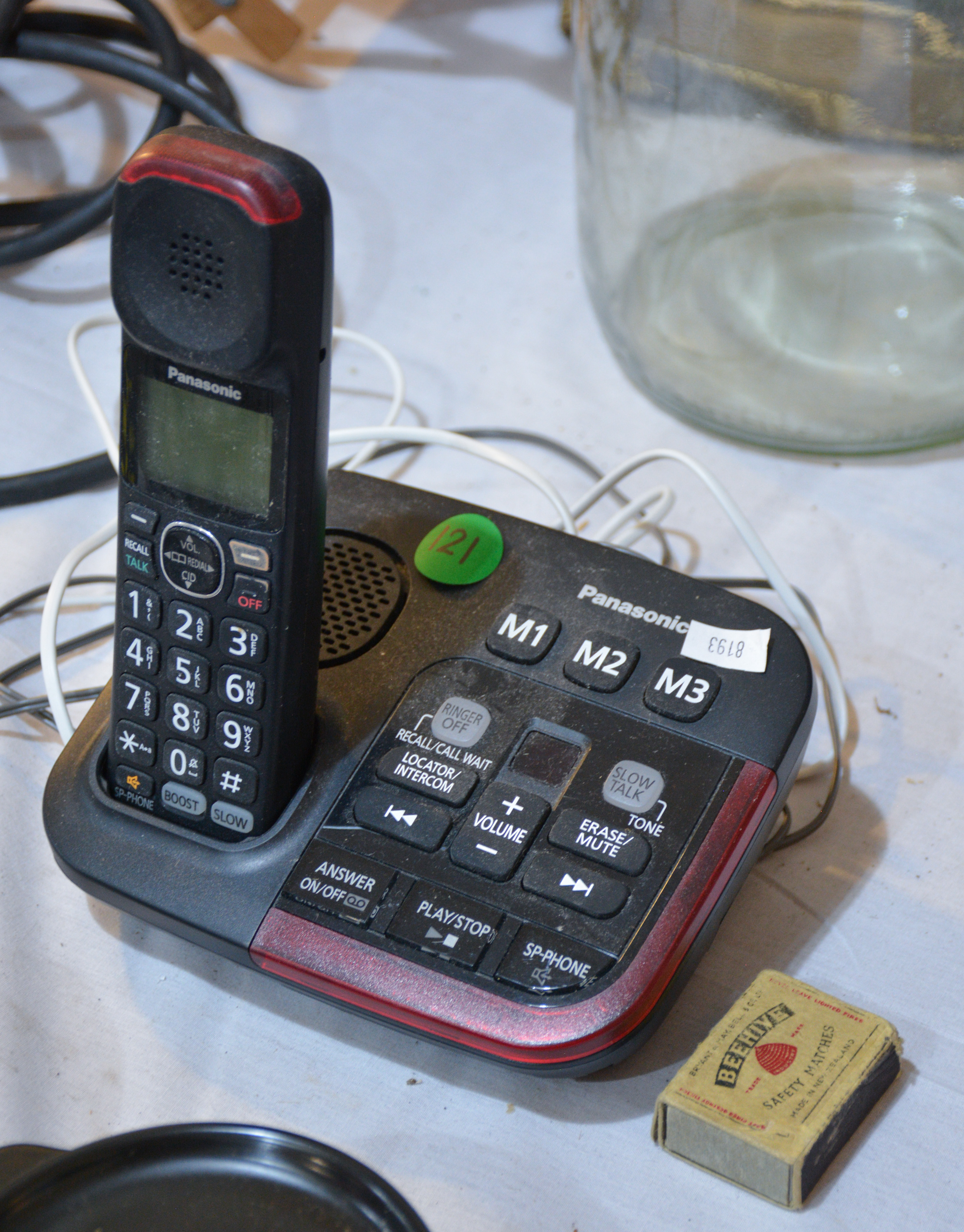 Panasonic Cordless Telephone w Built In Intercom — NZ auction result