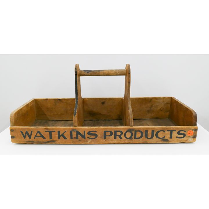 Vintage Watkins Products Spices Wood Holder- 10x24''