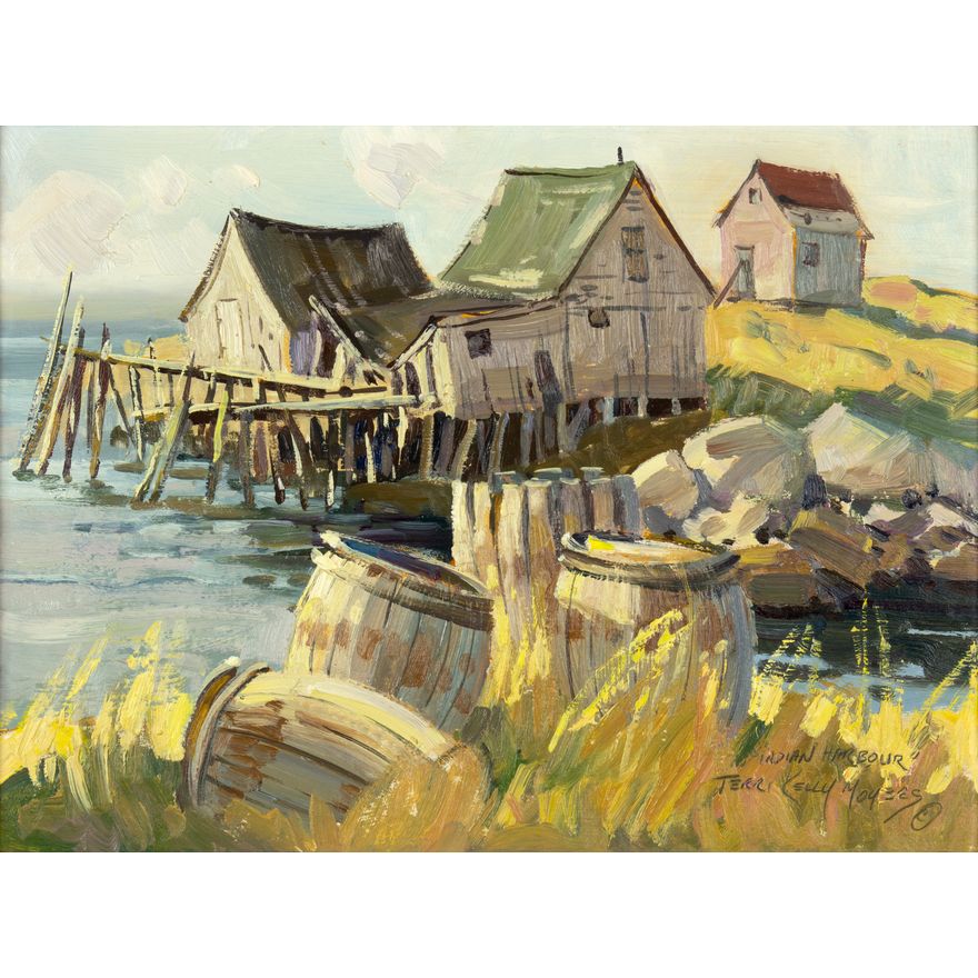 Terry Kelly Moyers (1953- ): Indian Harbour, Nova Scotia, 1989