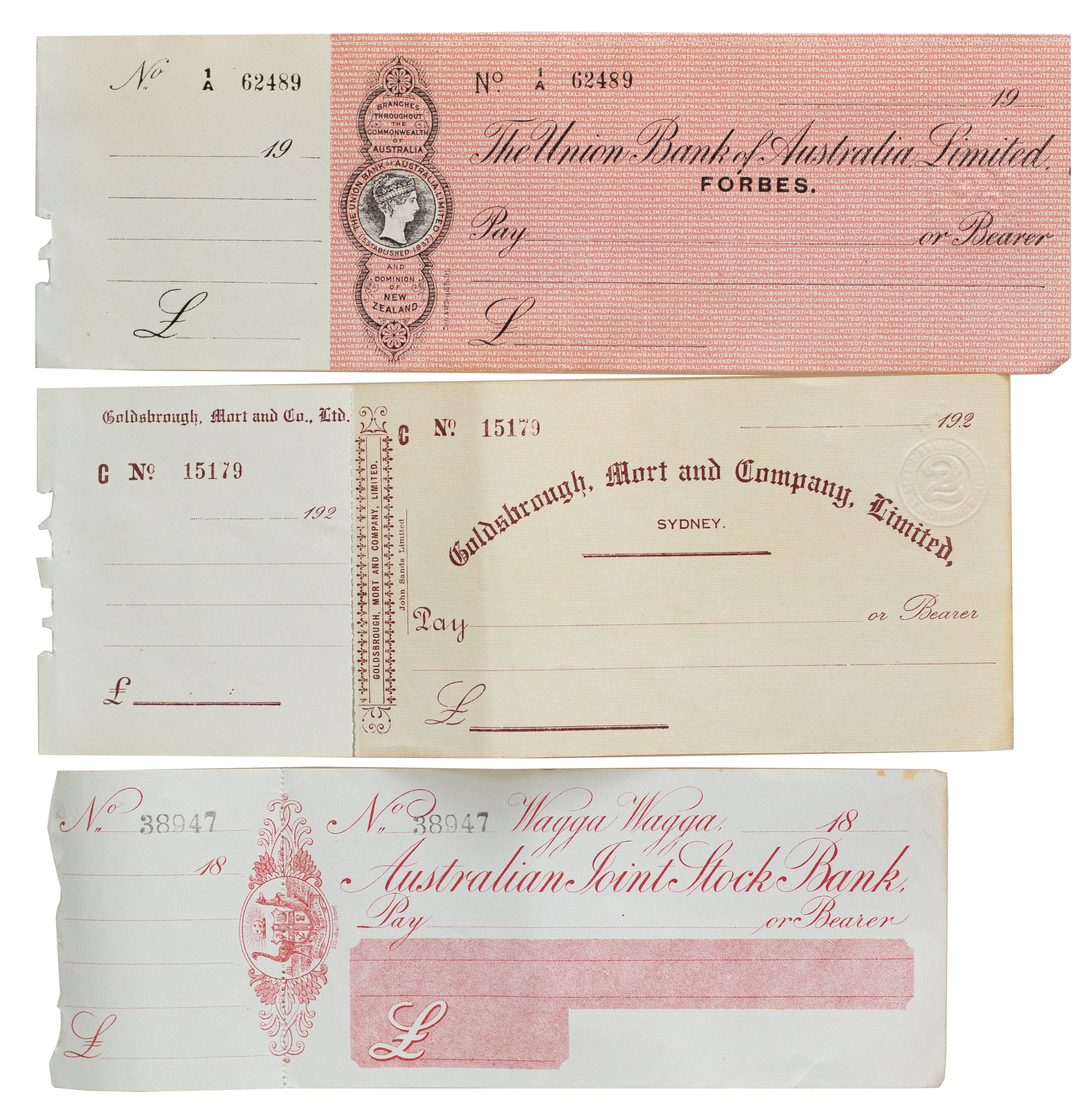 Group, Cheques