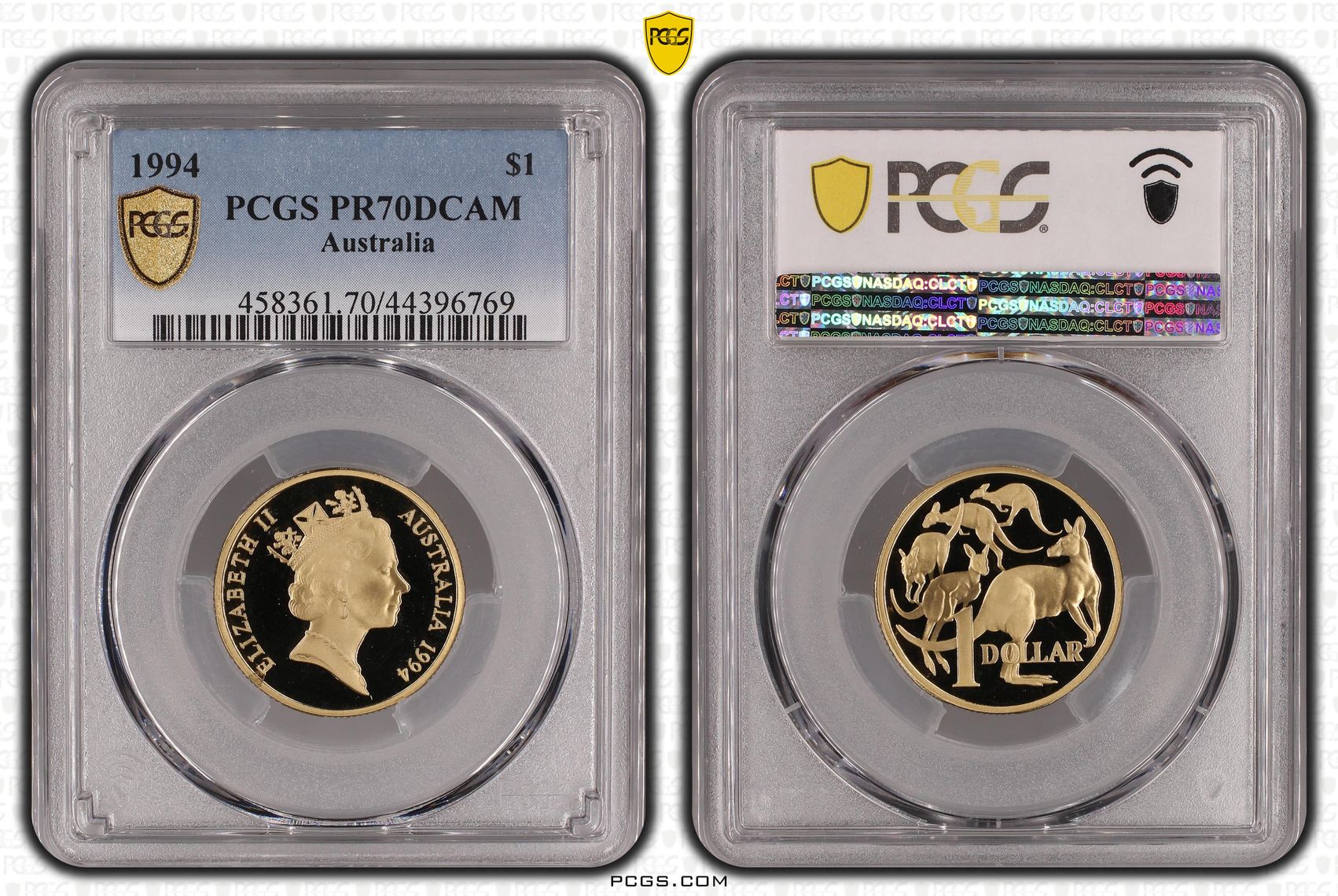 1994 Australia One Dollar, $1 PCGS - PR70DCAM POP 6/0 -769