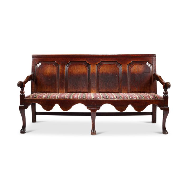 A George III oak settle