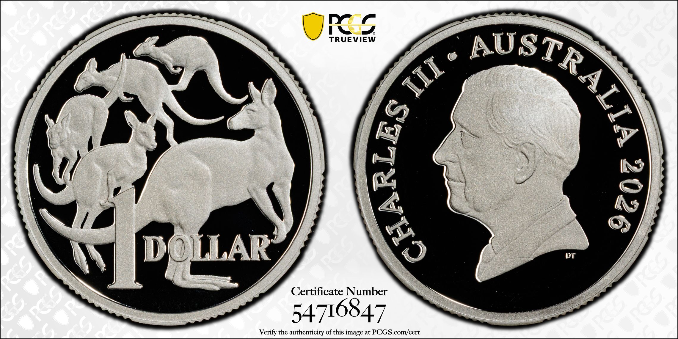 Silver, One Dollar, 2026, PCGS PR69DCAM