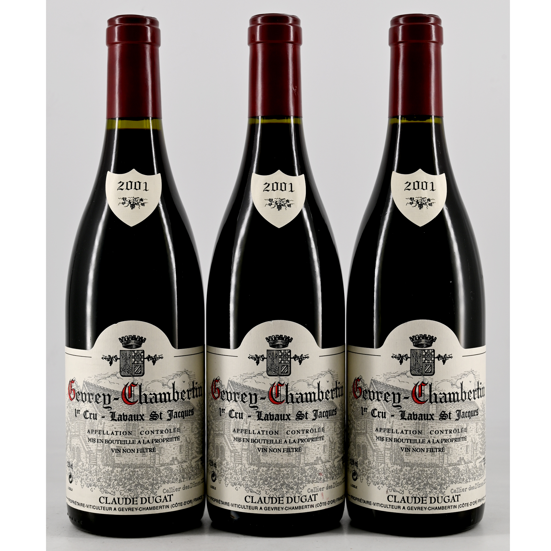 Gevrey-Chambertin 1er cru Lavaux Saint-Jacques (Claude Dugat) 2001
