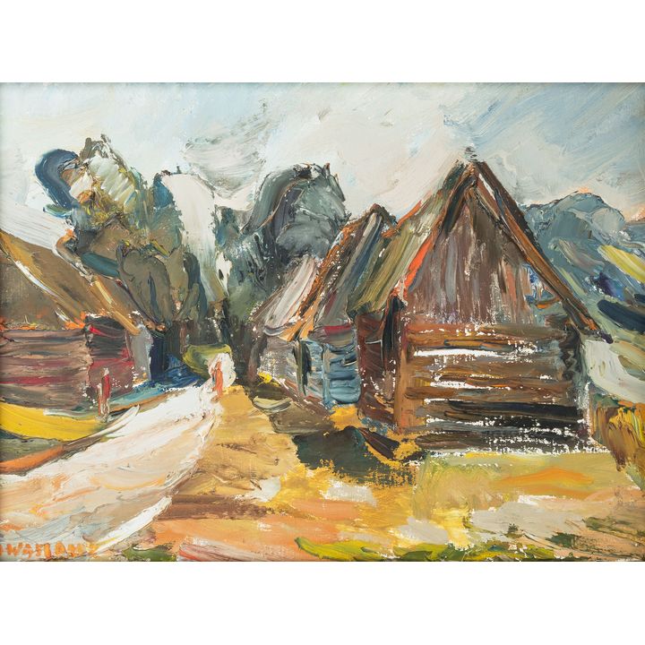 Józef Wasiołek | Pejzaż sądecki, 1972 r.