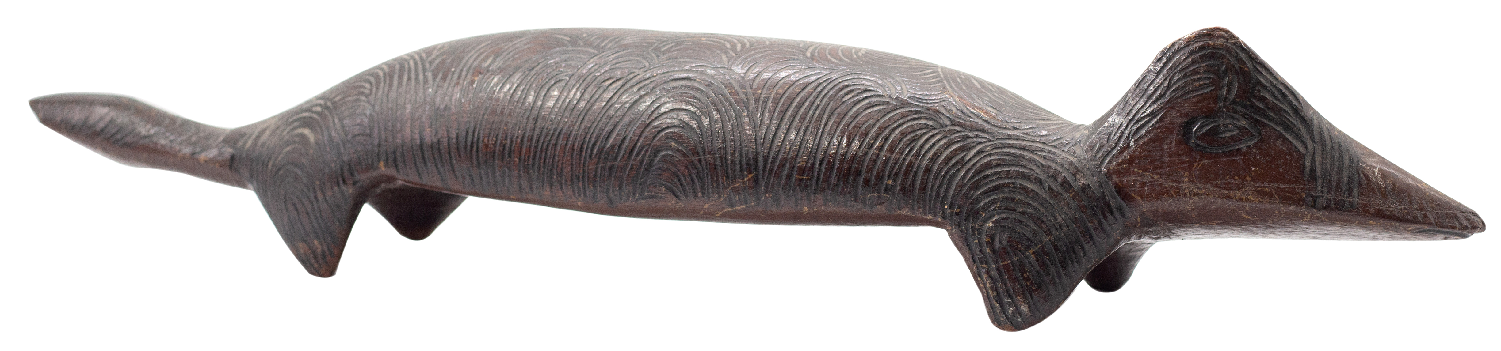 Papua New Guinea, Trobiand Islands, Wooden Lizard, 1930s, VGC