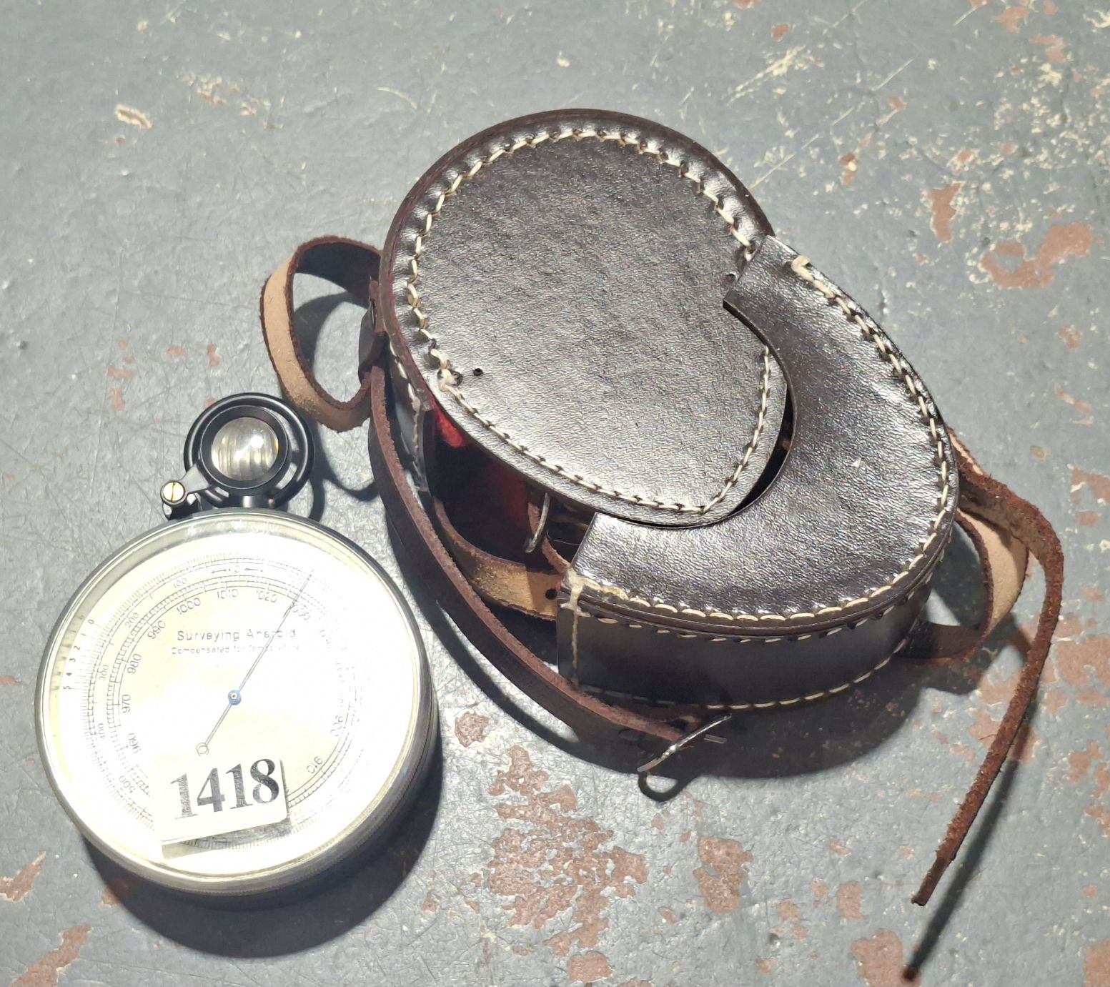 ENGLISH SURVEYING ANEROID BAROMETER