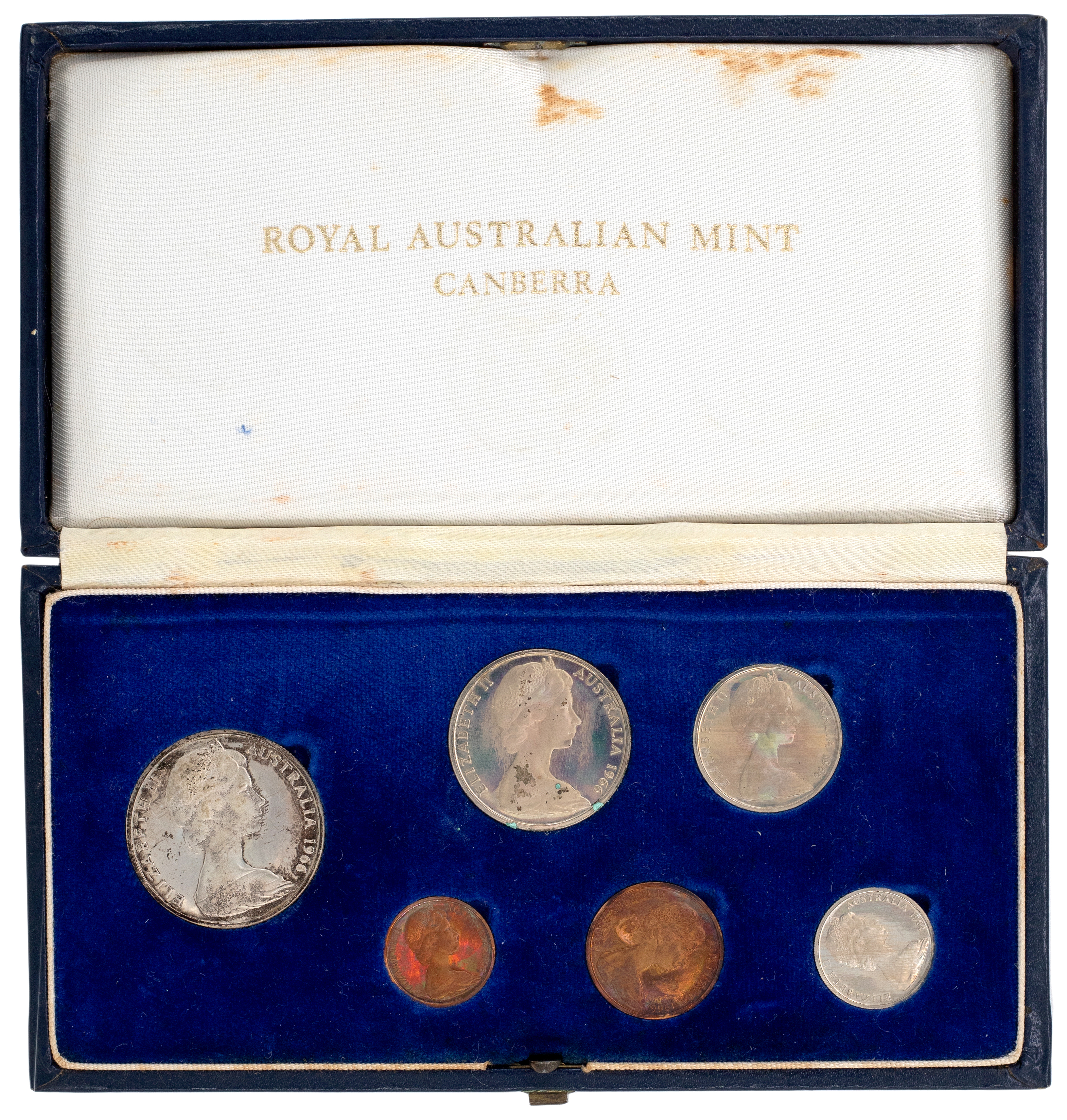 Elizabeth II, Proof Set, 1966, EF