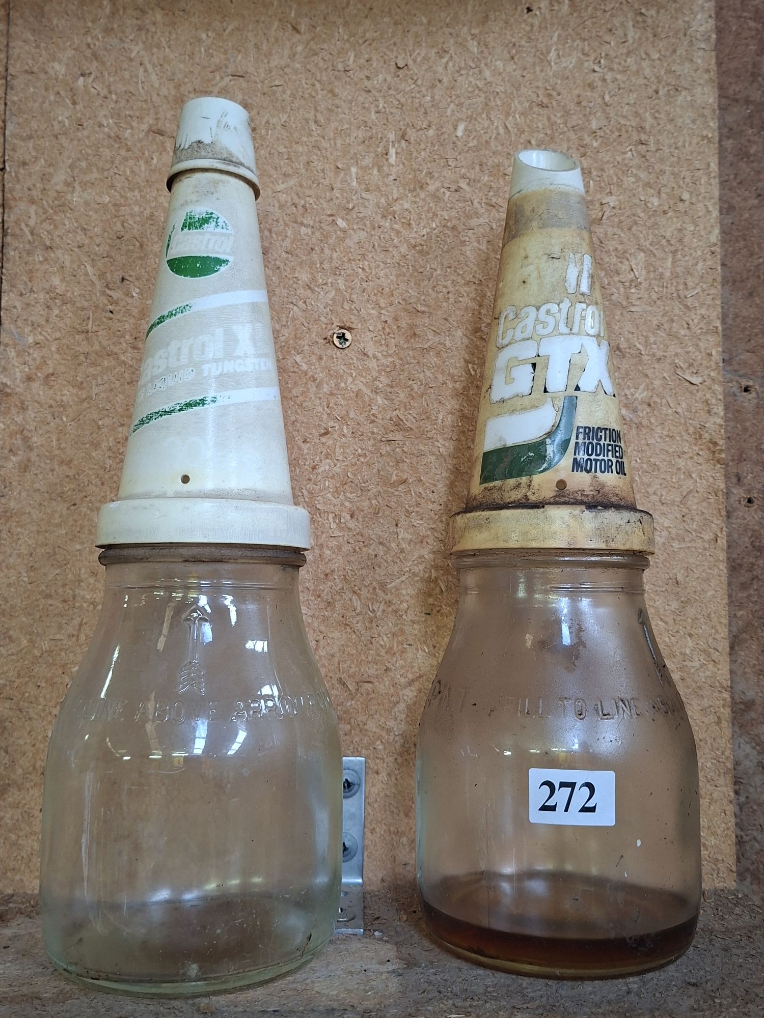 2 Oil Bottles And Pourer Caps