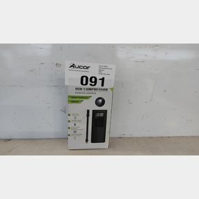 PORTABLE AIR COMPRESSOR CORDLESS TIRE INFLATOR DIGITAL CAR TYRE PUMP - THE BUILT-IN 4500 MAH BATTERY AND 3M 12V DC CAR CHARGING