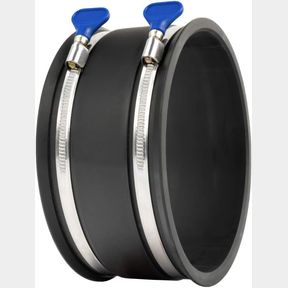 6-INCH POWERTEC 70281 DUST CONTROL FLEX CUFF WITH HOSE CLAMPS, 6-INCH