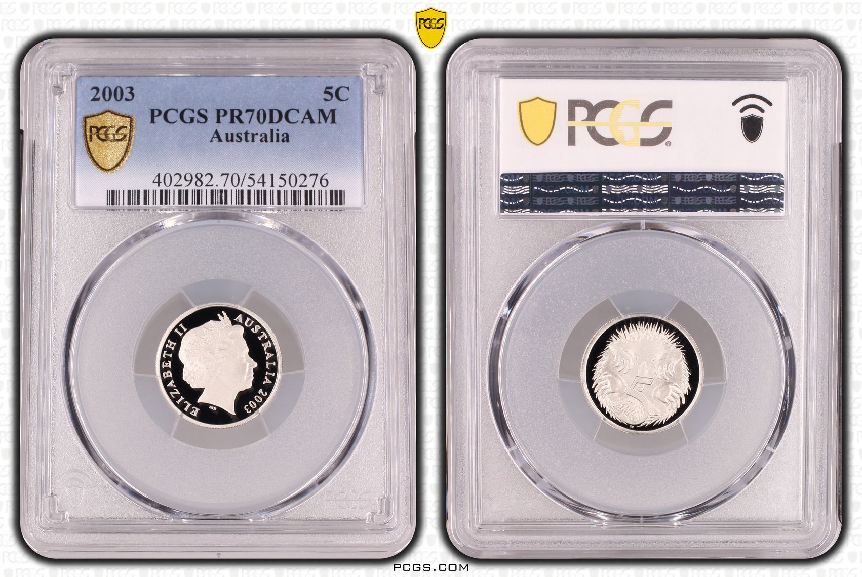 Five Cent, 2003, PCGS PR70DCAM