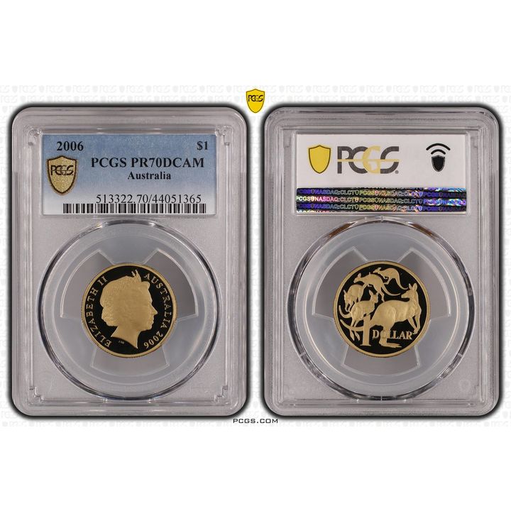 Elizabeth II, One Dollar, 2006, PCGS PR 70DCAM