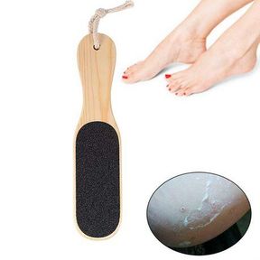 Double sided Wooden Handle Foot File/ Callus Remover|