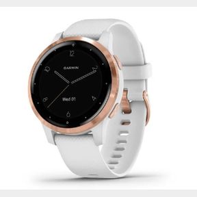 GARMIN VIVOACTIVE 4S SMARTWATCH (40MM) - WHITE WITH ROSE-GOLD HARDWARE