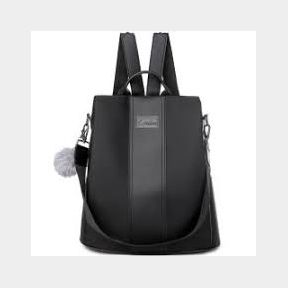 Styleberry Water Resistant Anti-theft Leather Laptop Backpack - Black --51464/4562-CE 4