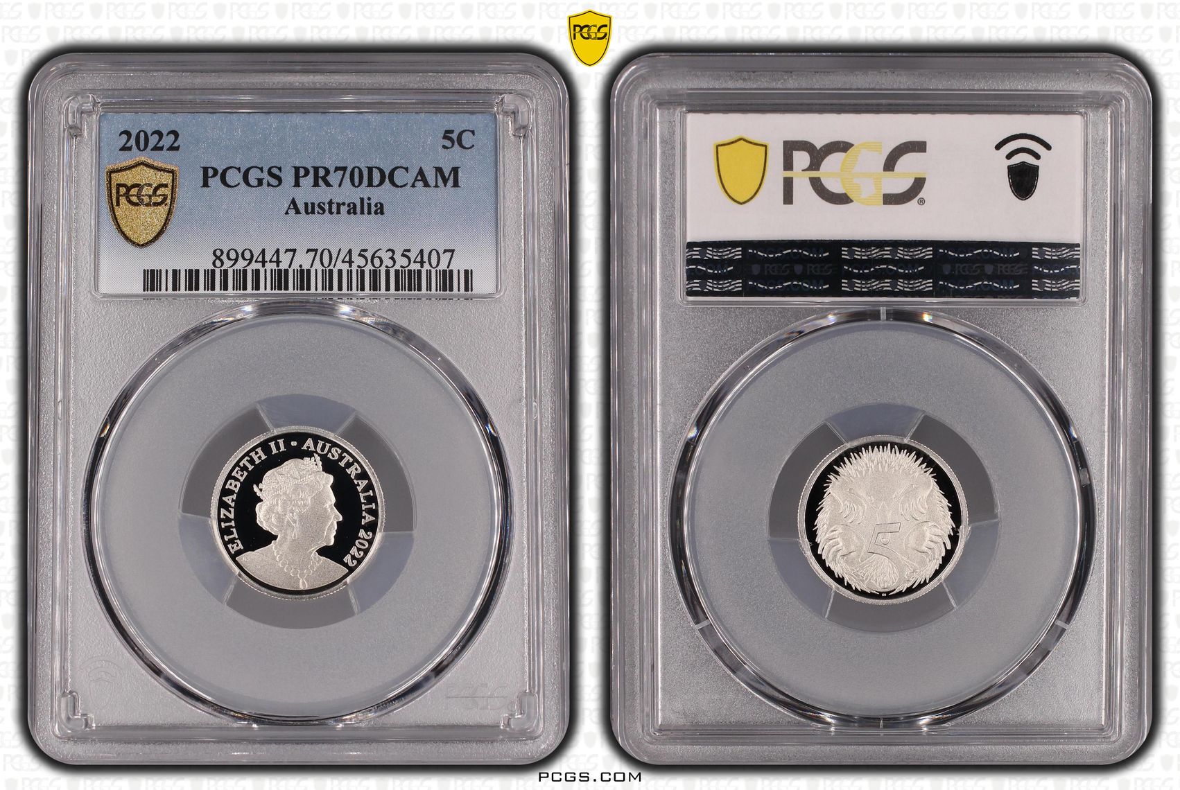 Five Cent, 2022, PCGS PR70DCAM