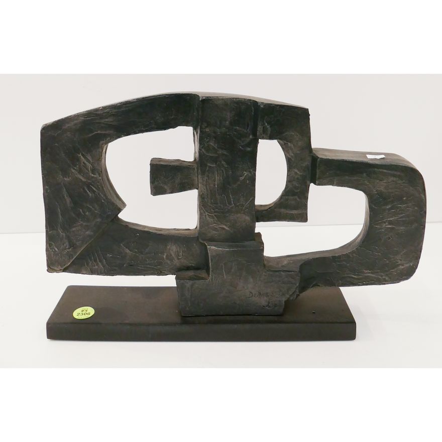 Dorothy Dehner Abstract Resin Tabe Sculpture- 9x14''