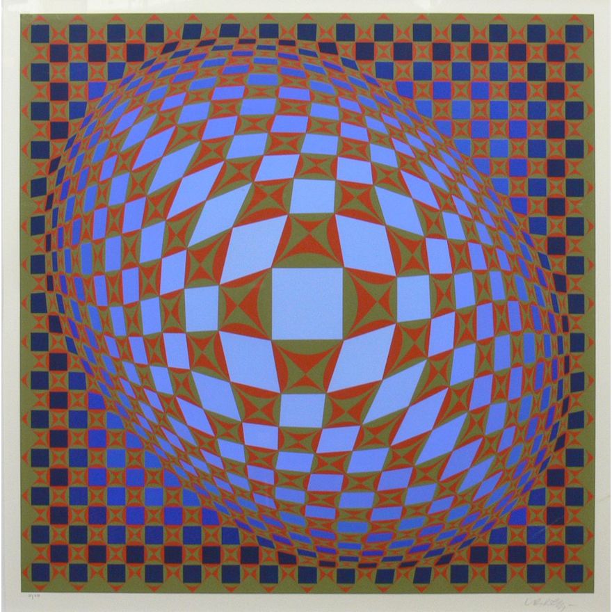 Victor Vasarely | Kompozycja, 1985 r.