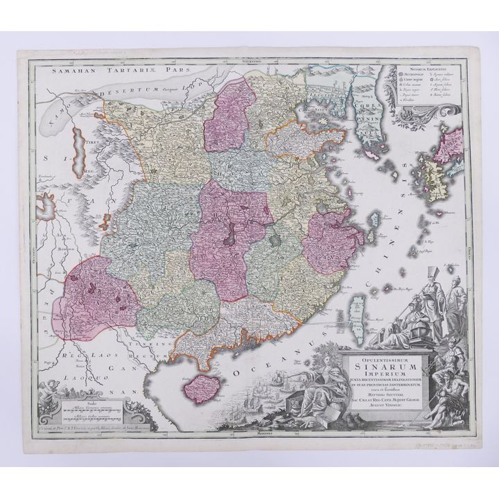 Seutter, Opulentissimum Sinarum Imperium. 1728