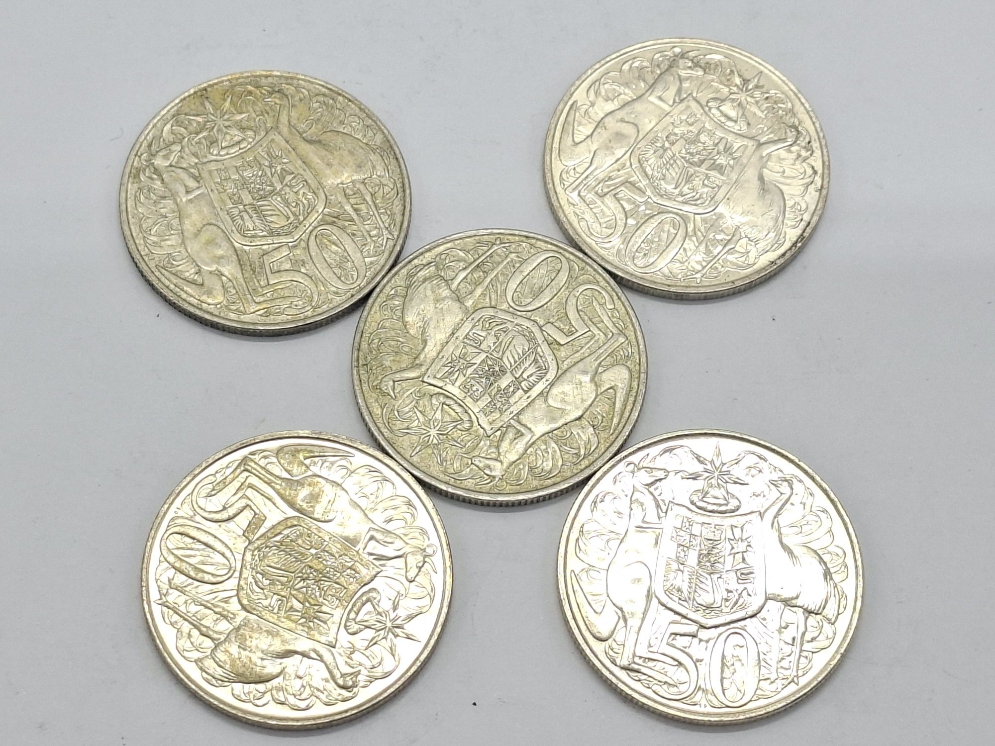 1966 Australian 50c Coins