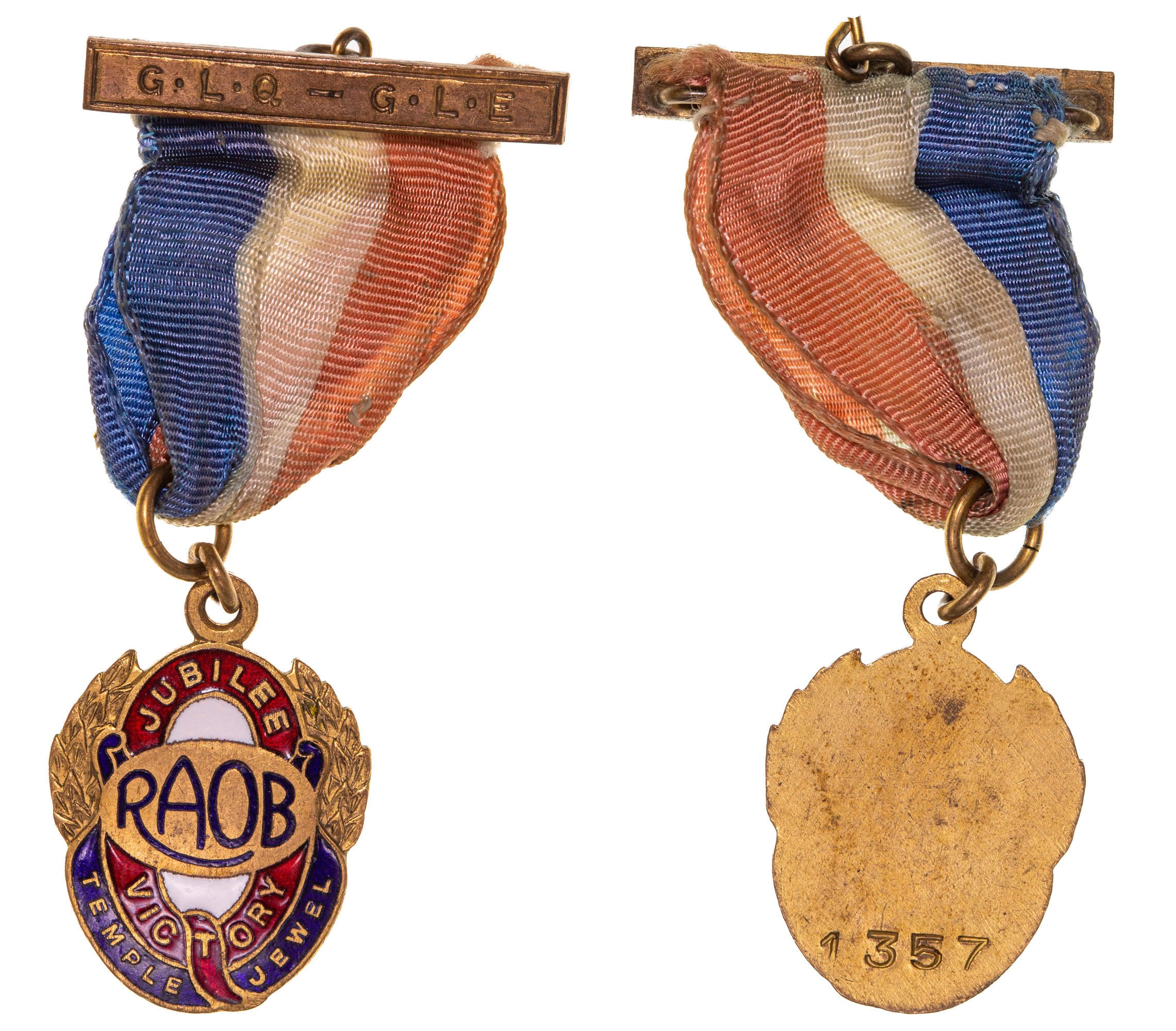 The Royal Antediluvian Order of Buffaloes, Medallion,