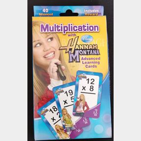 HANNAH MONTANA MULTIPLICATION CARDS - 51844/2058