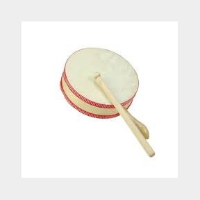 Drum With Handle and Stick - 15cm Musical Instrument | PK 51695/2894 B2 (S7) B2 (S7)#