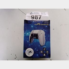 ACCSPARES PS5 HARD COVER TRANSPARENT SILICONE PROTECTIVE SKIN CRYSTAL CASE