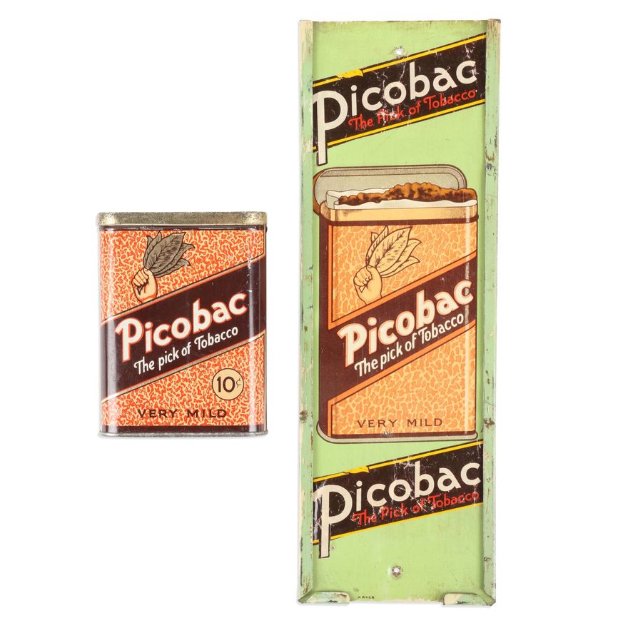 picobac tobacco tin Vintage Tins with Patina Set of 3 Love My Mat Picobac Tobacco Match Strike &