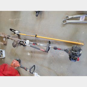 Troy Bilt Straight Shaft Weed Eater, brush cutter and limb saw attachments