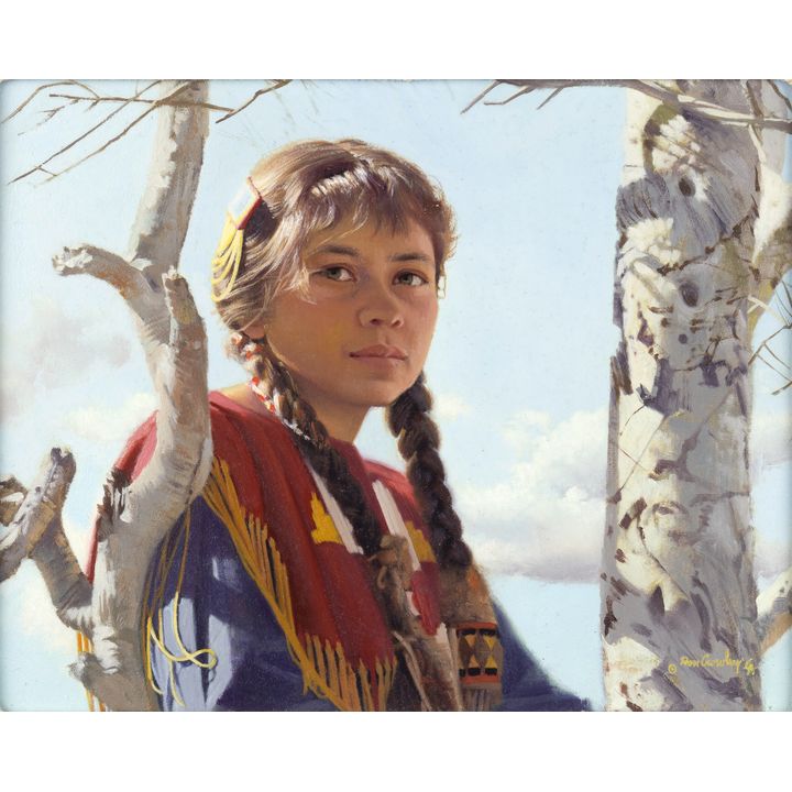 Don Crowley (1926-2019), A Young Paiute
