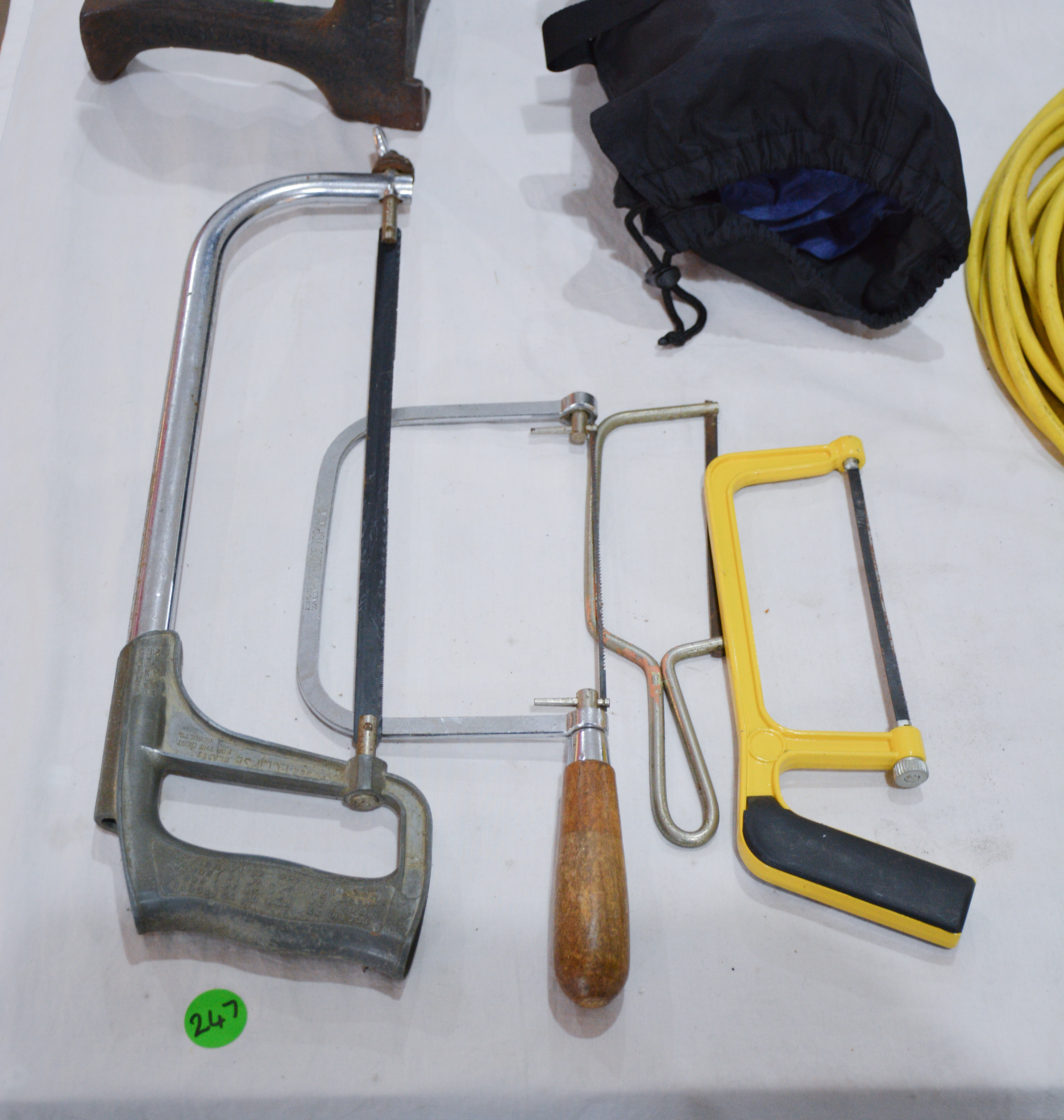 Hacksaws x 3 and Wooden Handled Coping Saw — NZ auction result