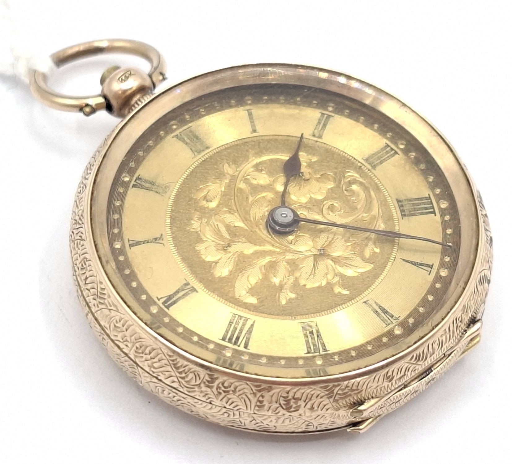14CT GOLD POCKET WATCH,