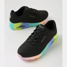 Steve Madden Cityscape sneaker black/mint UK 4 |