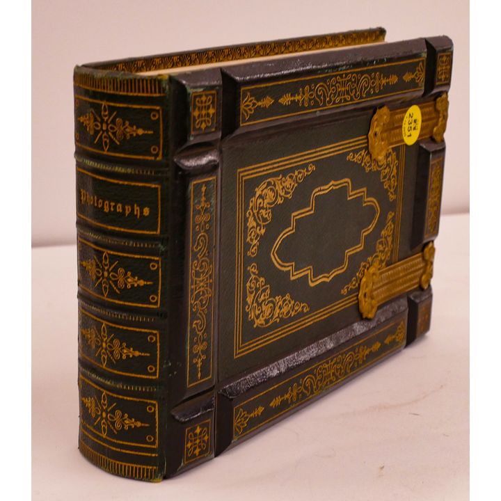 Antique Leather Cover Tintype & CDV Photo Album