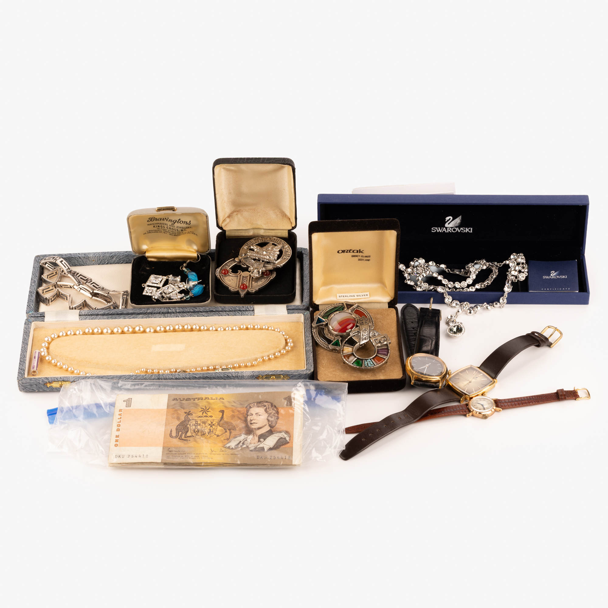 73 · Costume Jewellery, Watches & Banknotes