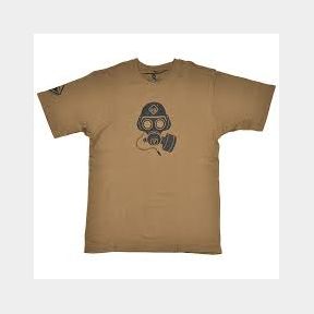 Jakkals Khaki T shirt Camo Gas Mask Brown 3XL |