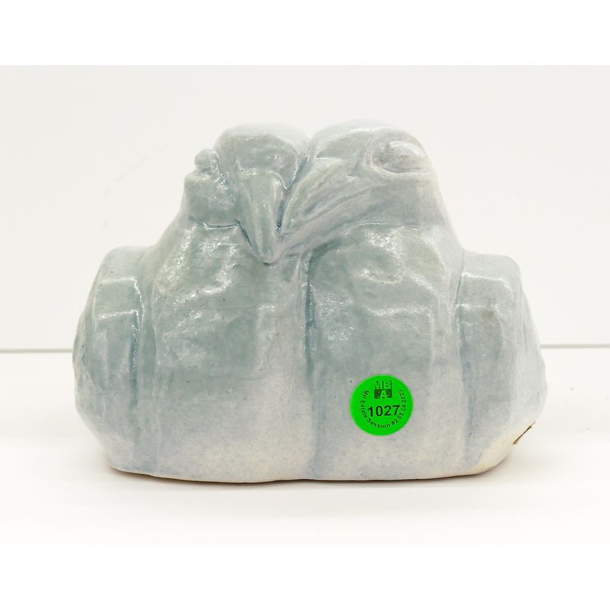 Amanda Snyder 1962 Plaster Love Birds Sculpture 4.5''x6''