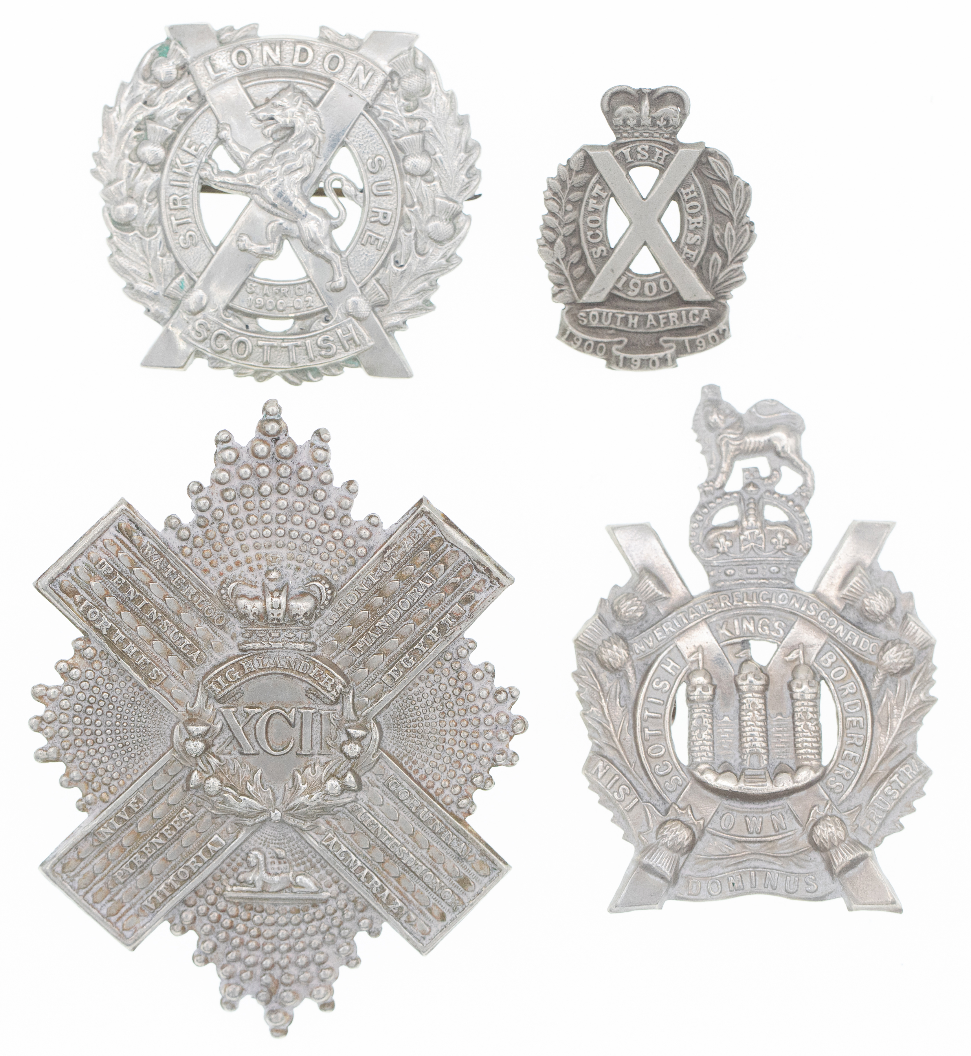 Scotland, Scottish Regimental Badges, 1881, VGC