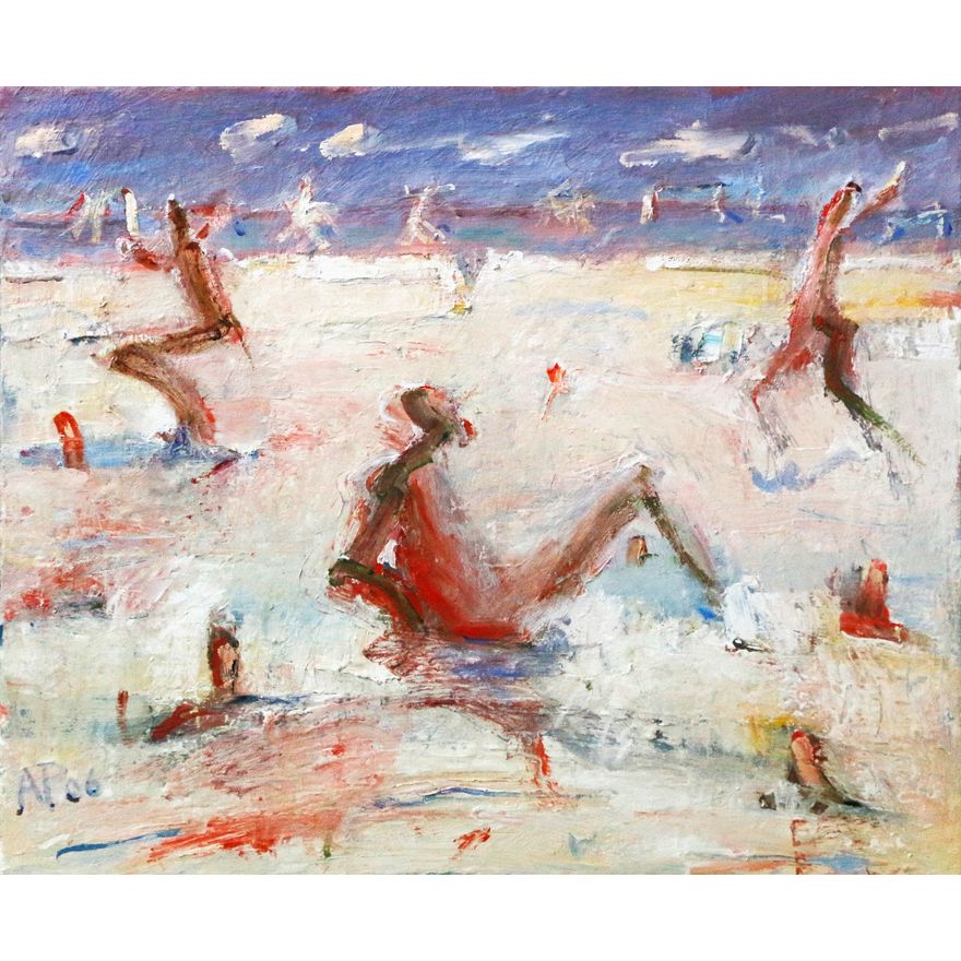 Alan Pearson 'Untitled (Beach scene)'