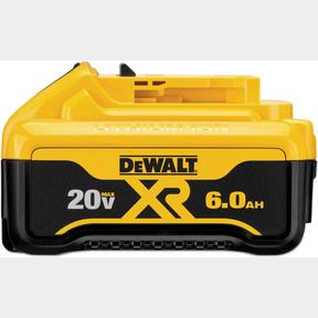 ONE SIZE DEWALT 20V MAX 6 AH LITHIUM ION BATTERY (DCB206)