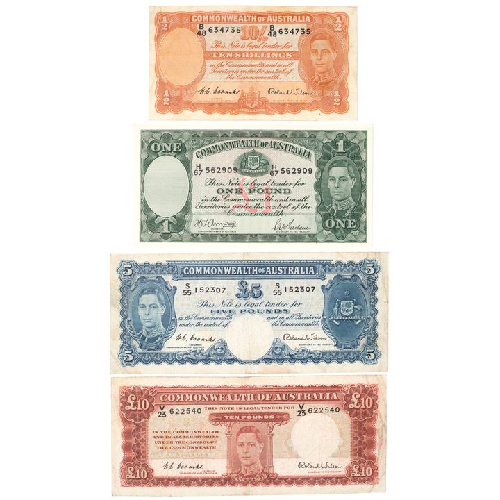 Type Set, 1942 - 1954, VF - EF
