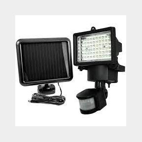 60 LED PIR MOTION SENSOR SOLAR POWER SECURITY FLOODLIGHT - 51313/11