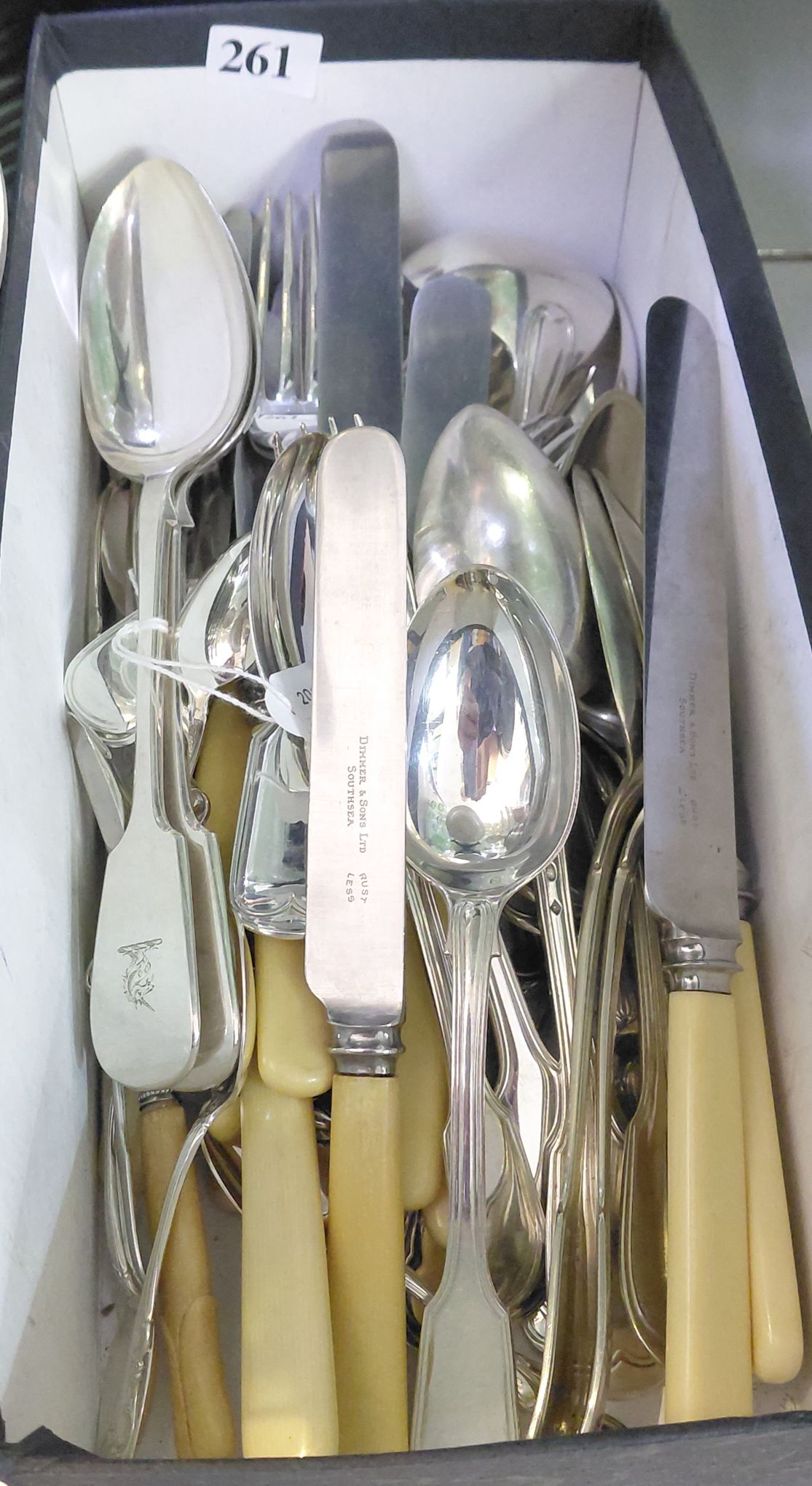 261 · SILVER PLATED CUTLERY