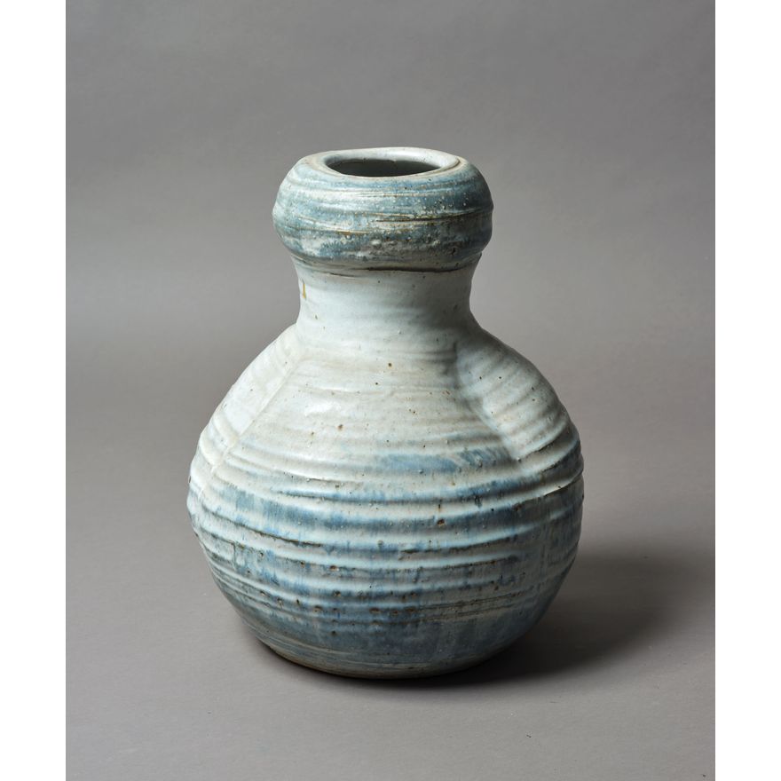 Len Castle - Large gourd form stoneware vase