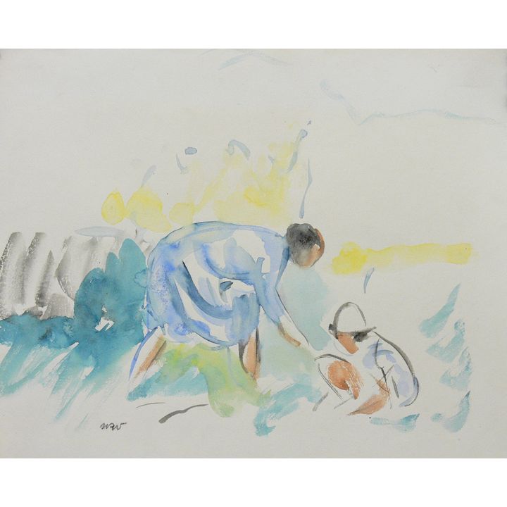 Wojciech Weiss | Aneri z małą Hanią, 1924 r.