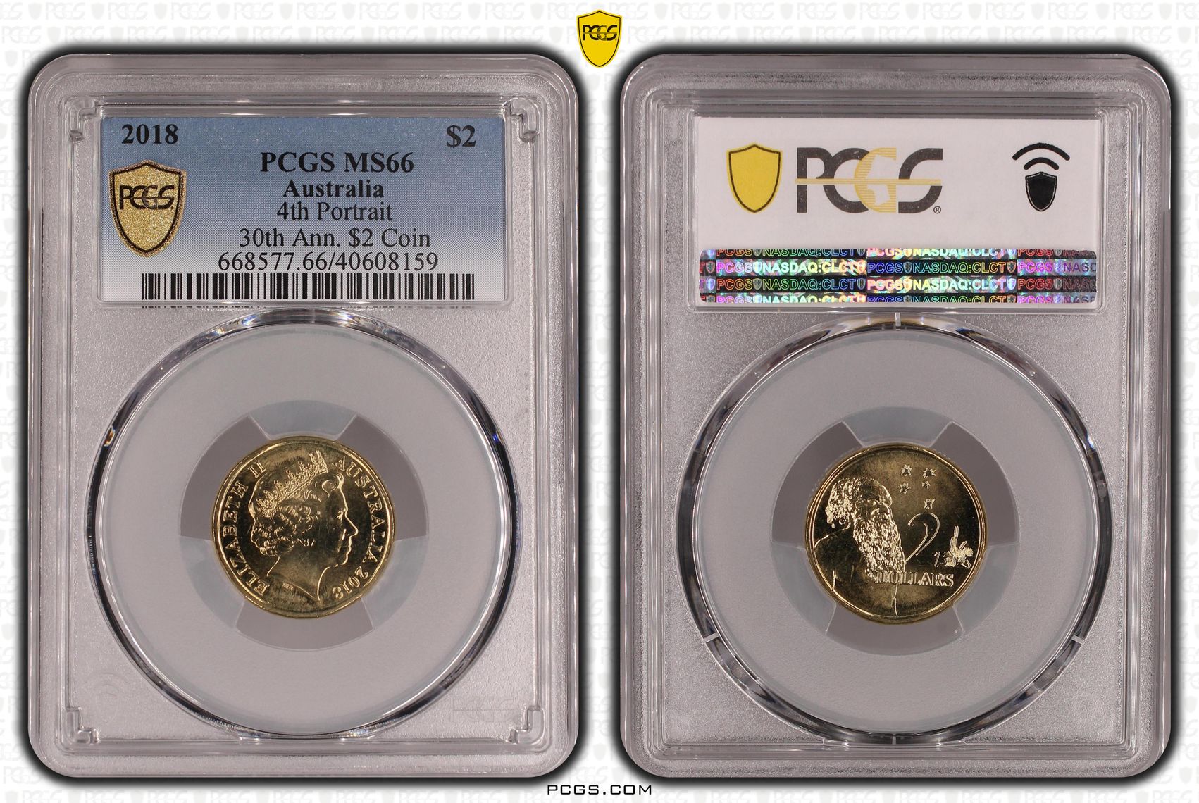 4th Portrait, Two Dollar, 2018, PCGS MS66