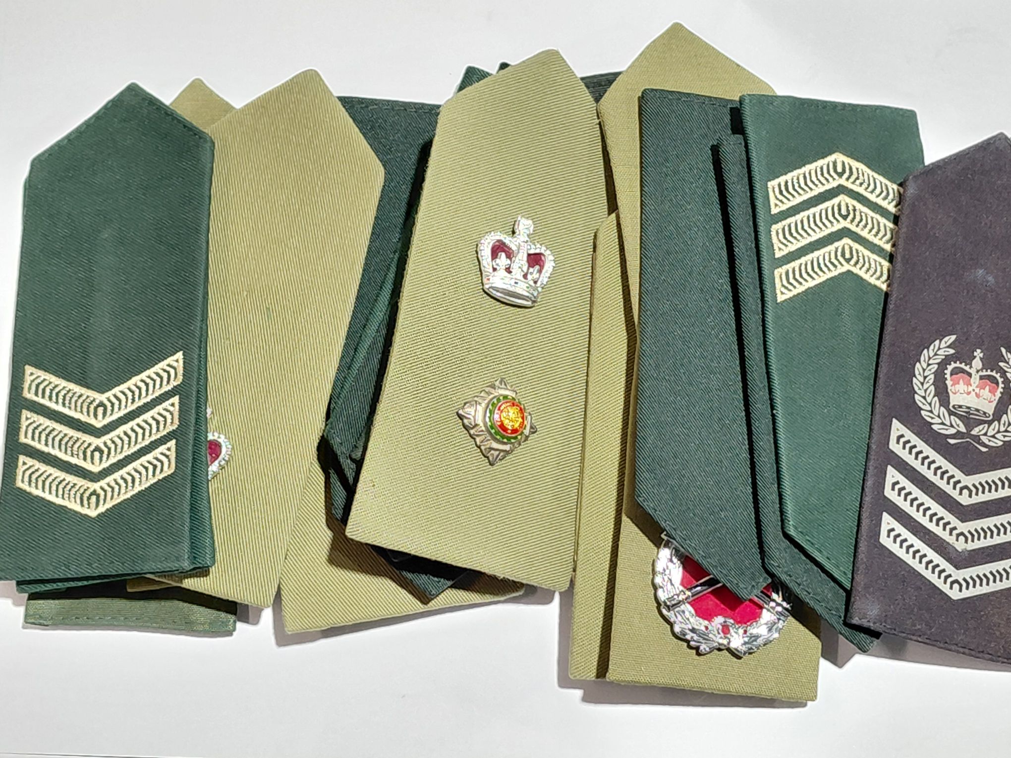 POLICE AND ARMY CLOTH EPAULETTES